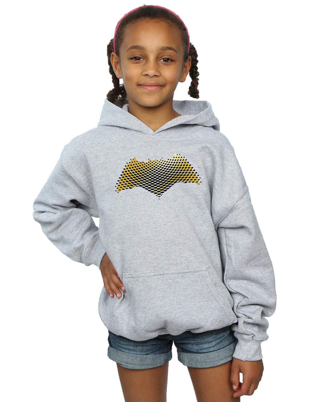 DC漫画女孩正义联盟电影蝙蝠侠标志纹理连帽衫