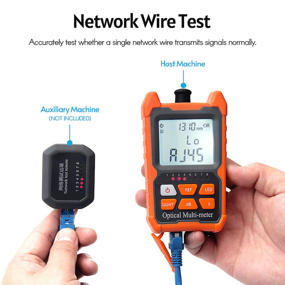 Mini Optical Power-meter Portable Leds Lighting High Precise Network Fiber Optic Cable Tester Tools