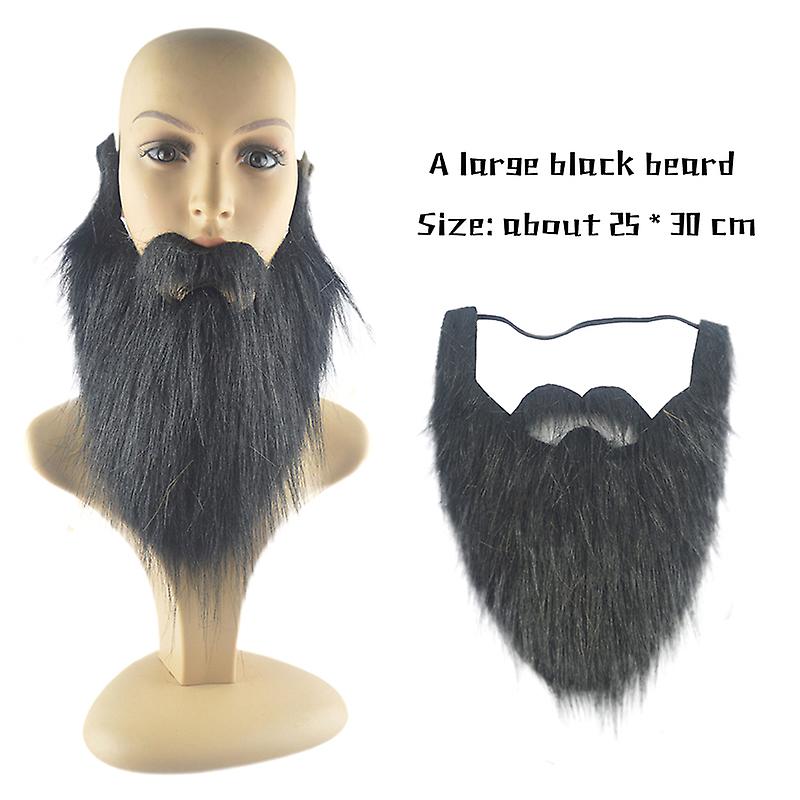 DIY Fancy Dress Fake Beard Long Fluff Beards Cosplay Costume Props Simulation
