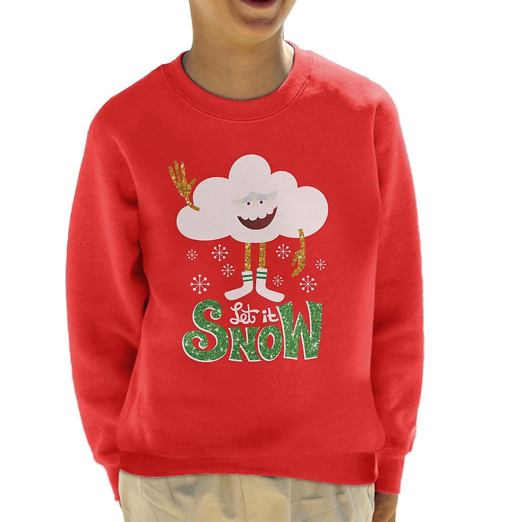 Trolls Christmas Let It Snow Kid's Sweatshirt