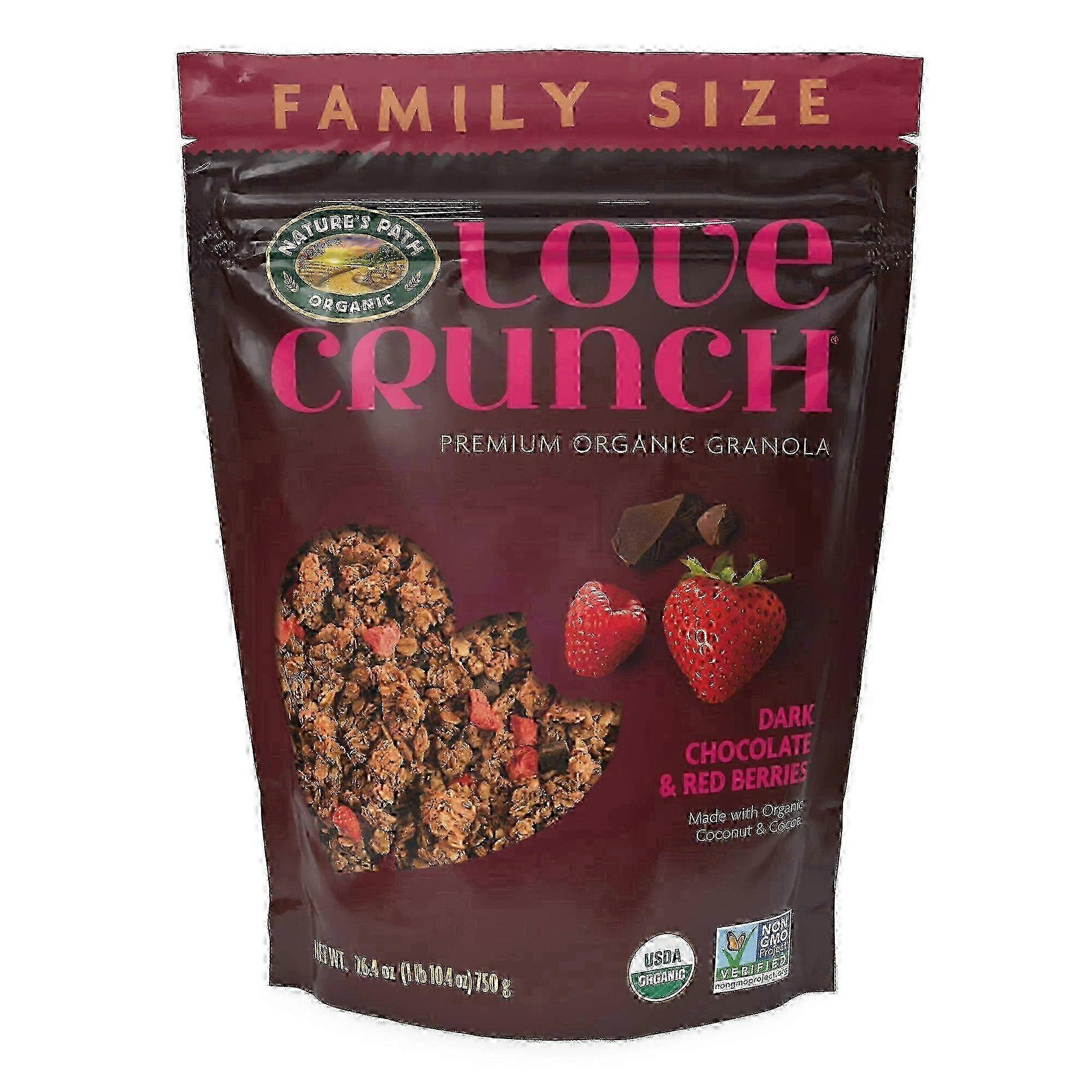 Nature's Path Love Crunch, Dark Chocolate & Red Berries Granola, 26.4 Oz