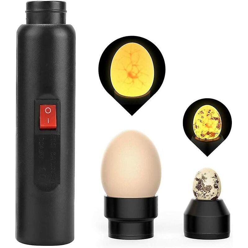 Egg Cradle Lamp Egg Cradle Egg Tester, LED Light for Checking Egg Incubation Portable Duck Egg Incubator Flashlight Battery for Poultry