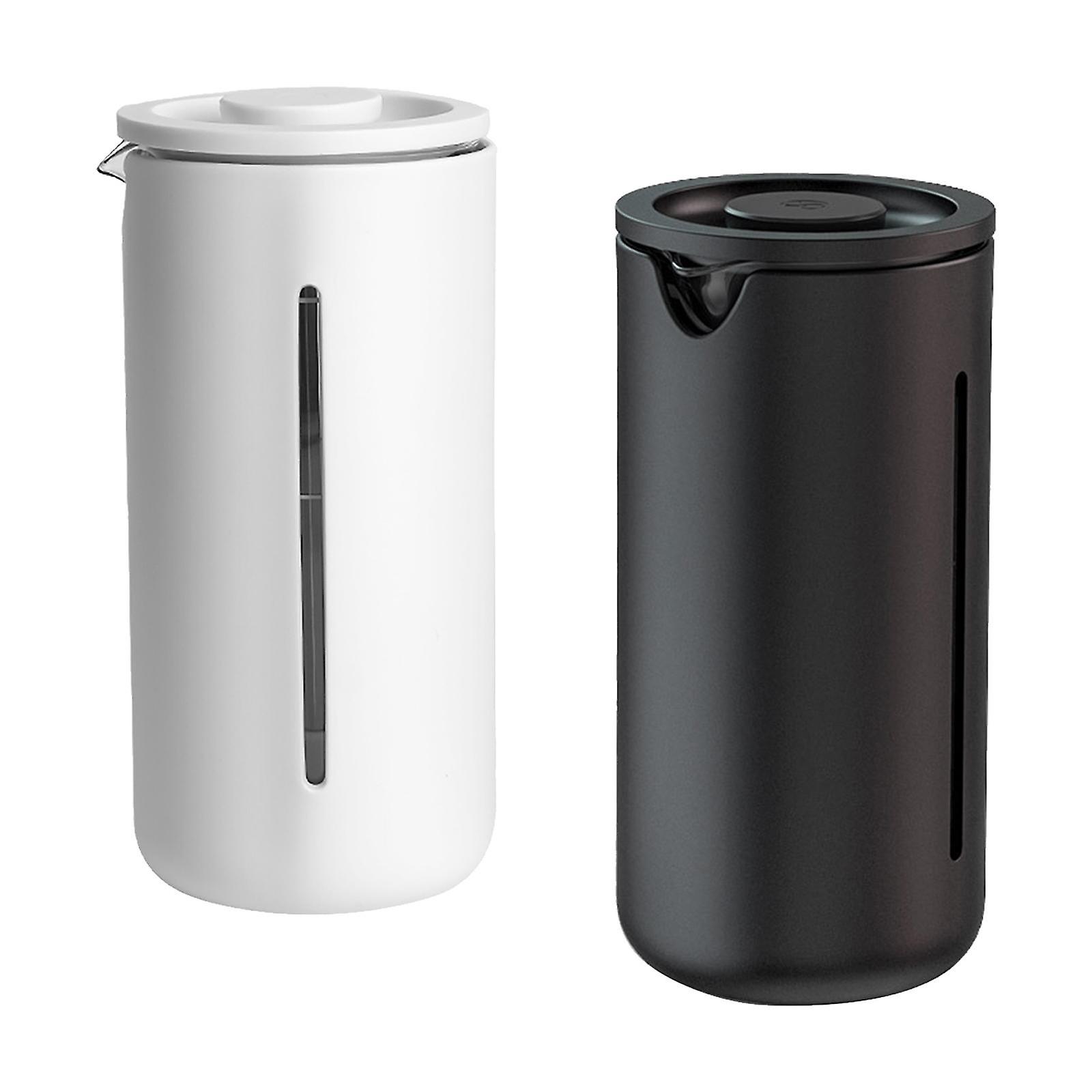 French Press Coffee Maker Coffee Press for Home Kitchen Black+White