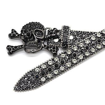 Diamond Belt Buckle Studded Rhinestone Belt Bling Rhinestone