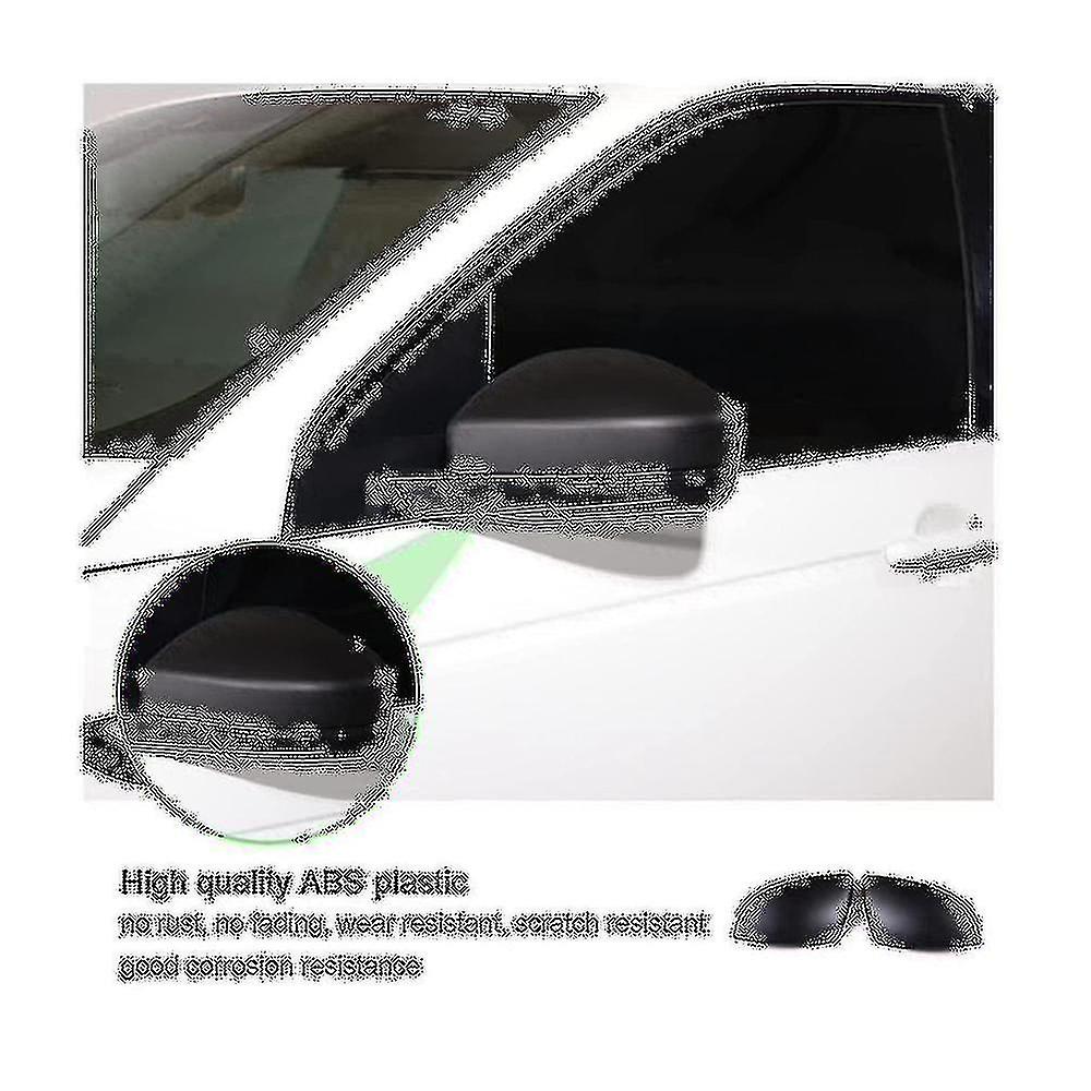 Rearview Mirror Cover Side Mirror Protector For Evoque For F- X761, Black