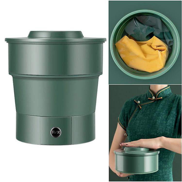 Portable Folding Bucket Type Usb Travel Washing Machine Underpants Sock Ultrasonic Disinfect Laundry