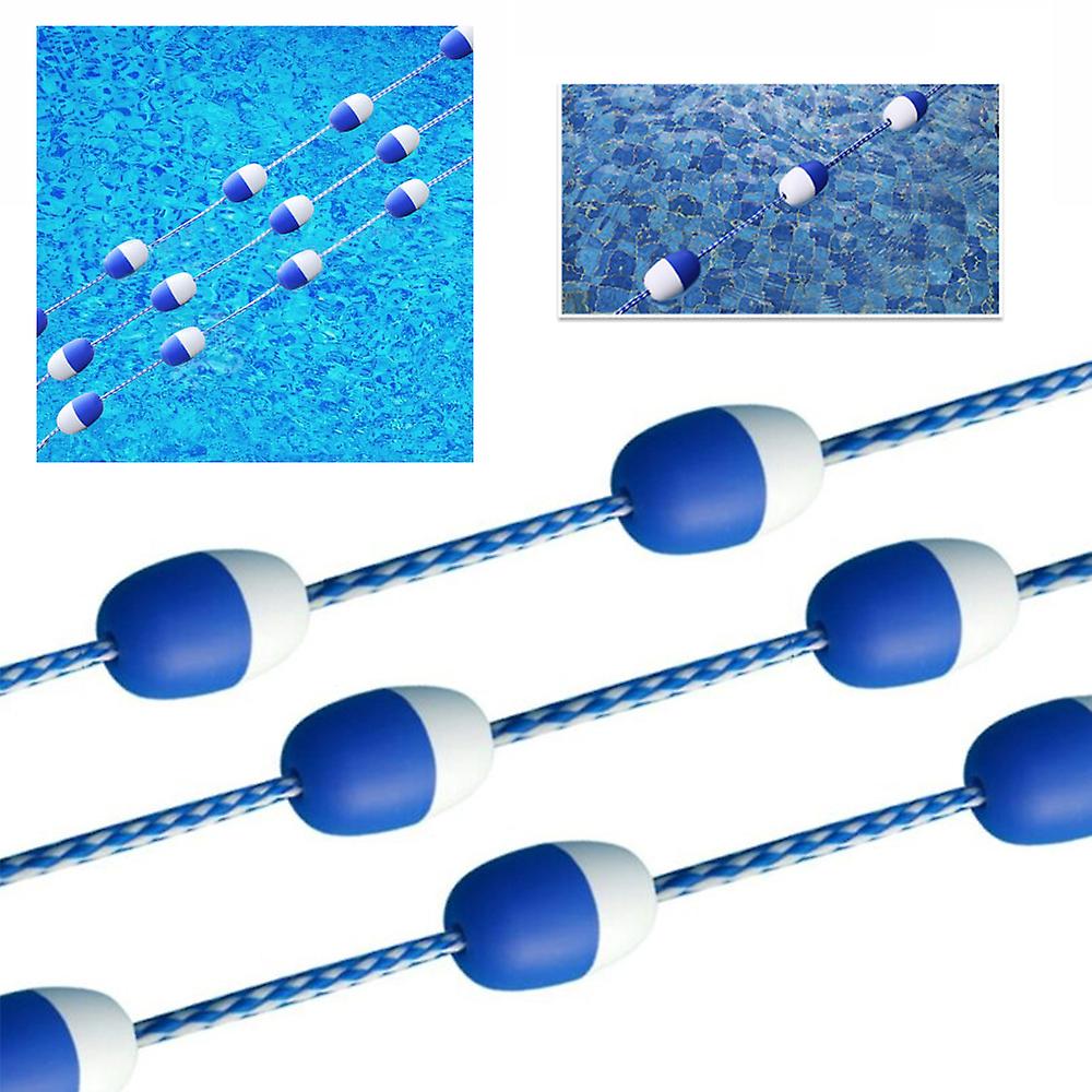 5m / 16.4 Ft Pool Safety Float Lines Blue And White Divider Rope Pool Rope