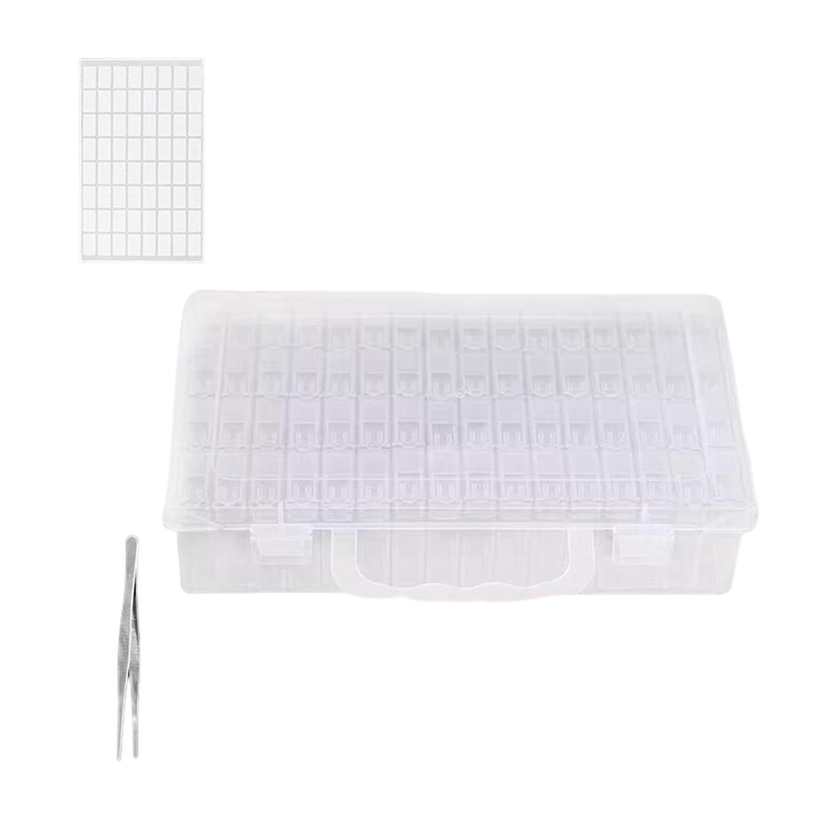 Clear Storage Container Dustproof Portable Reusable for Bathroom Living Room