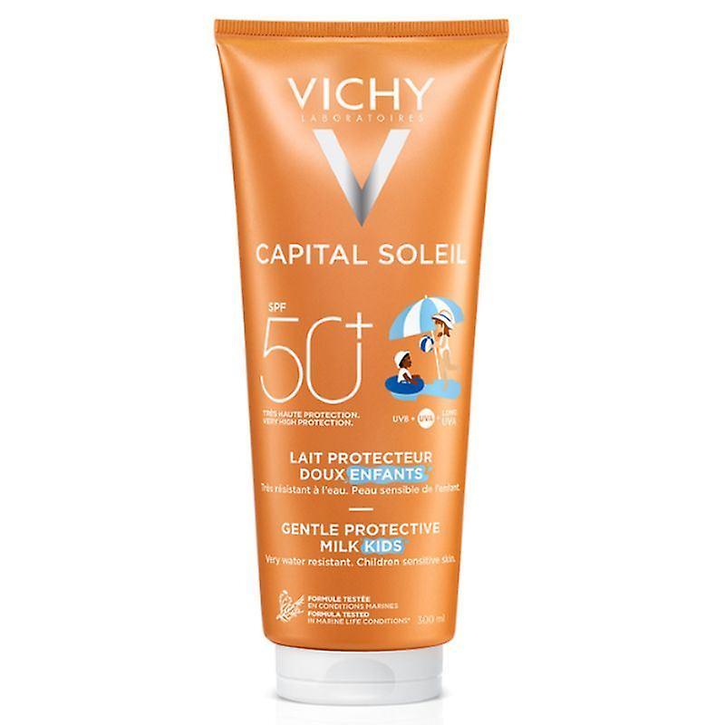 فيشي كابيتال سولي حليب لطيف للوجه والجسم للأطفال SPF50+ 300 مل