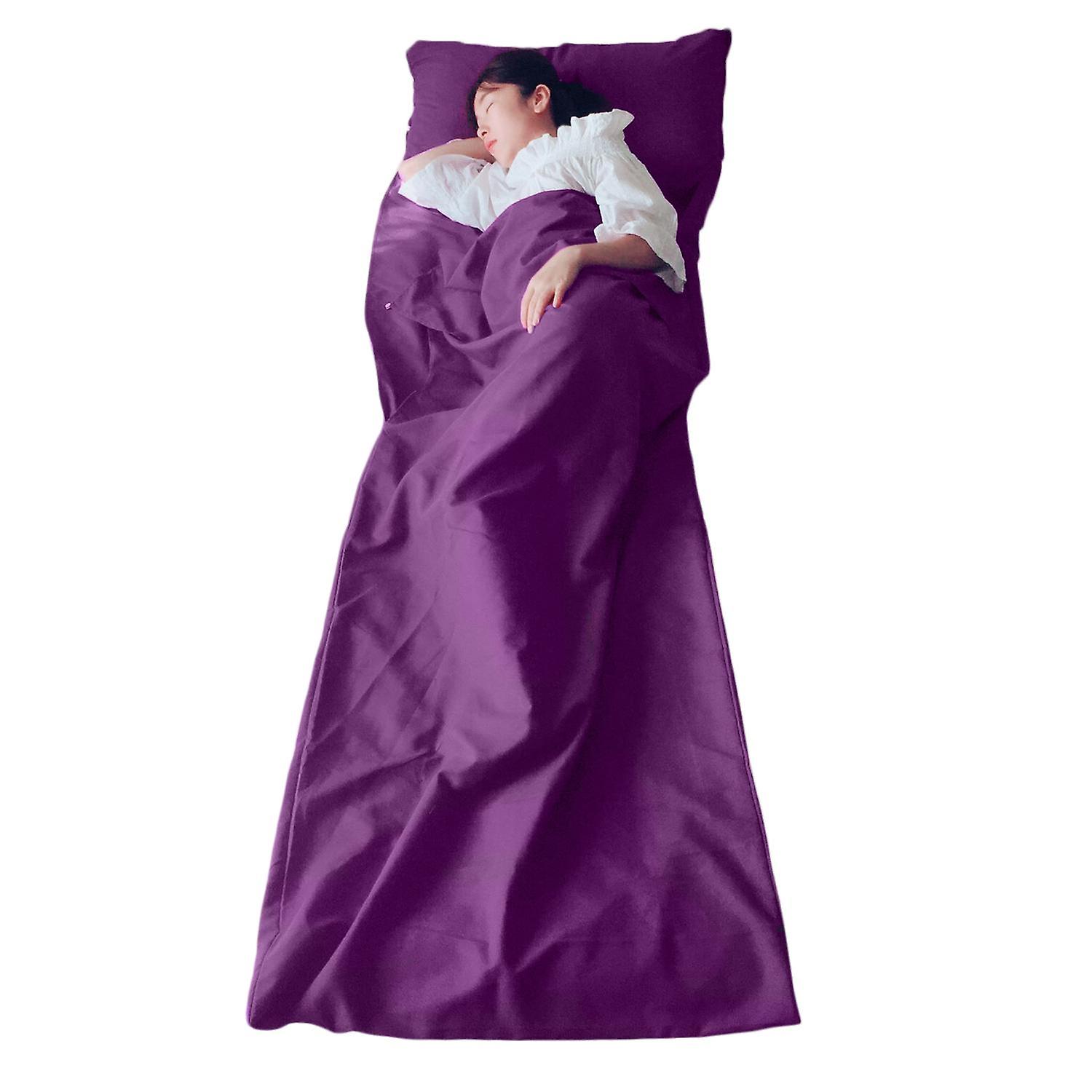 Sleeping Bag with Pillowcase Super Soft Wear Resistant Waterproof Non-Fading Lightweight Foldable Tr