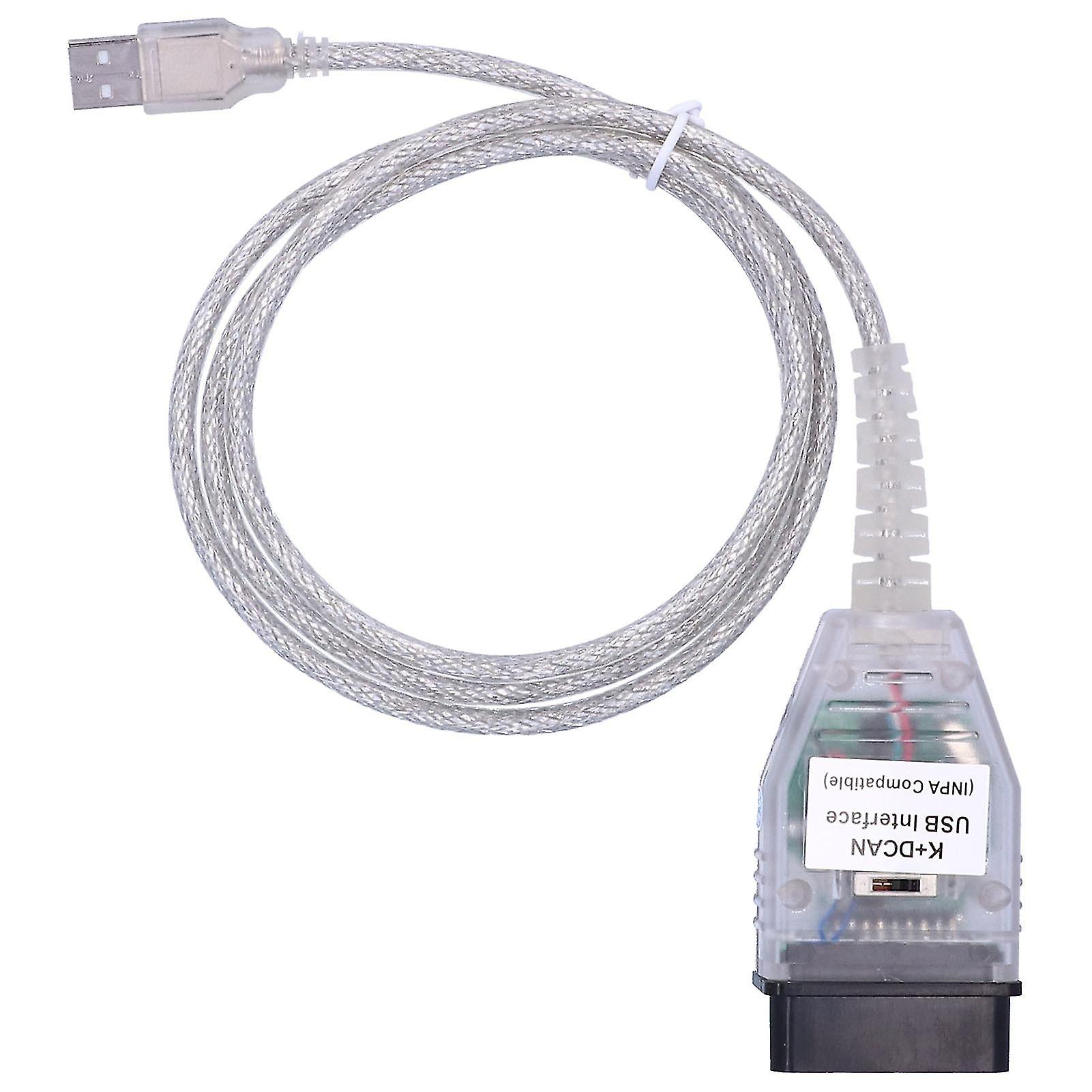 1224V Obd Cable Adapter With Switch For K+can K+dcan Auto Car  Fault Diagnostic Tool