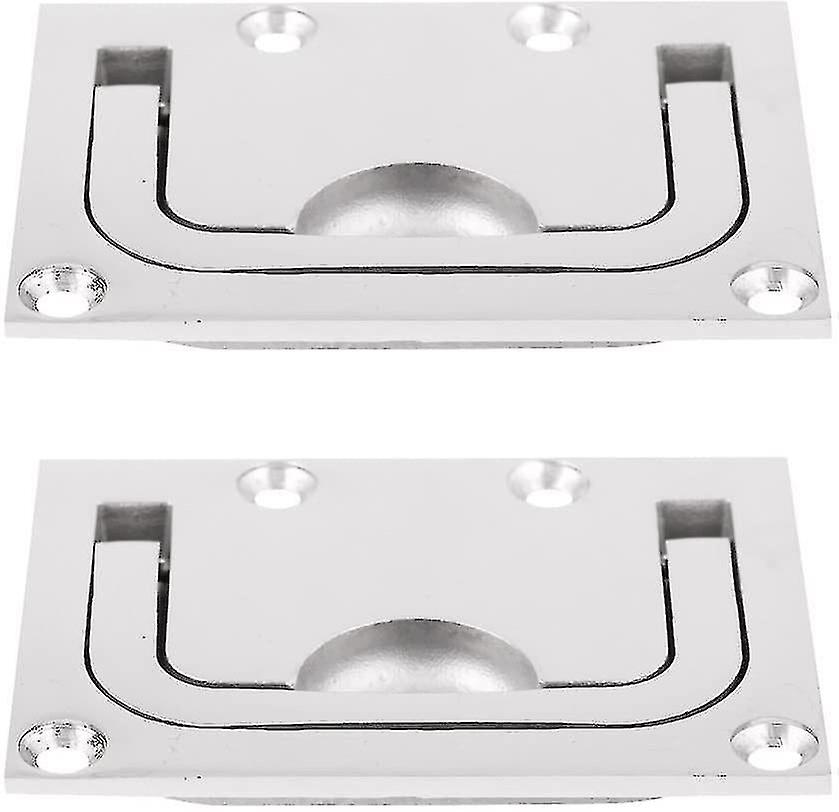 Hardware Accessories Marine Square Pull Ring, Wear-resistant And Durable (2 Pieces)