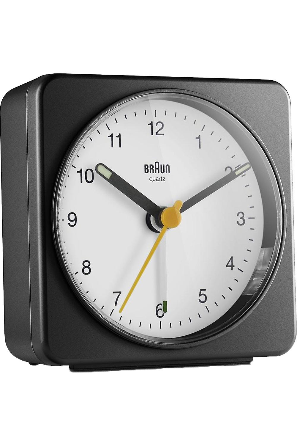 BRAUN CLOCK Analog Alarm Clocks BC03BW