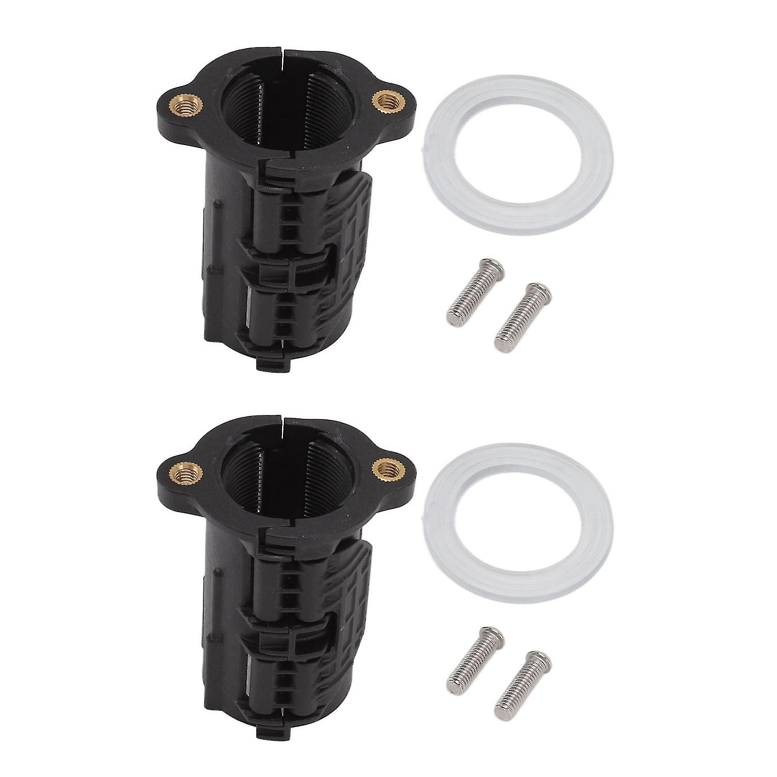 2 Sets Basin Faucet Foot Seat Nut Quick Release Assembly Nut Fixed Base Kitchen Basin Tap Accessory
