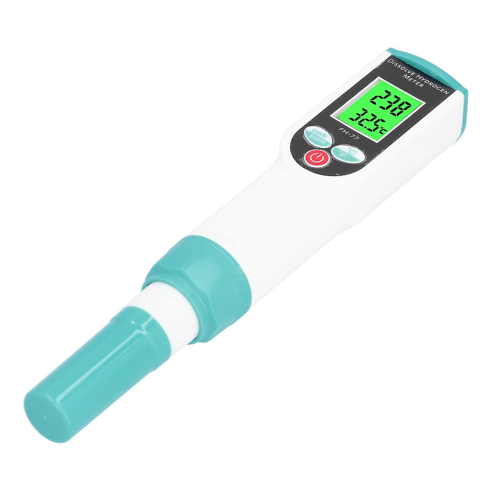 Water Quality Test Kit Dissolve Hydrogen Meter High Accuracy Electrode LCD High Definition Display Water Quality Tester