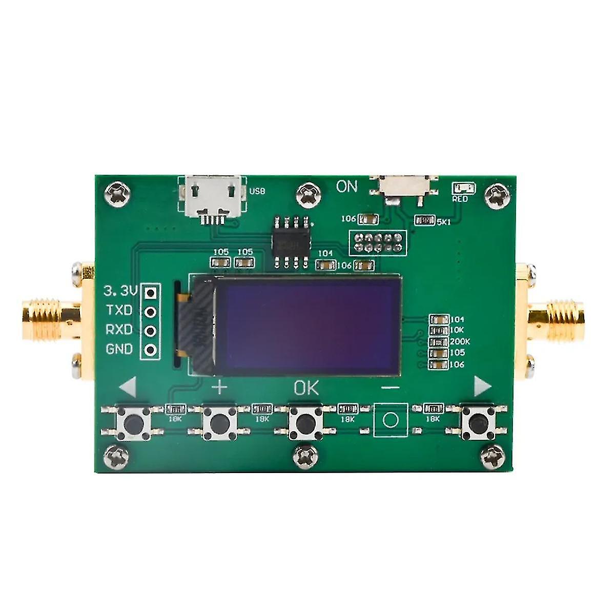 Dc5v Digital Rf Attenuator Module Dc-6ghz Parallel 0-31.75db Programmable Attenuator Cnc Housing Rf