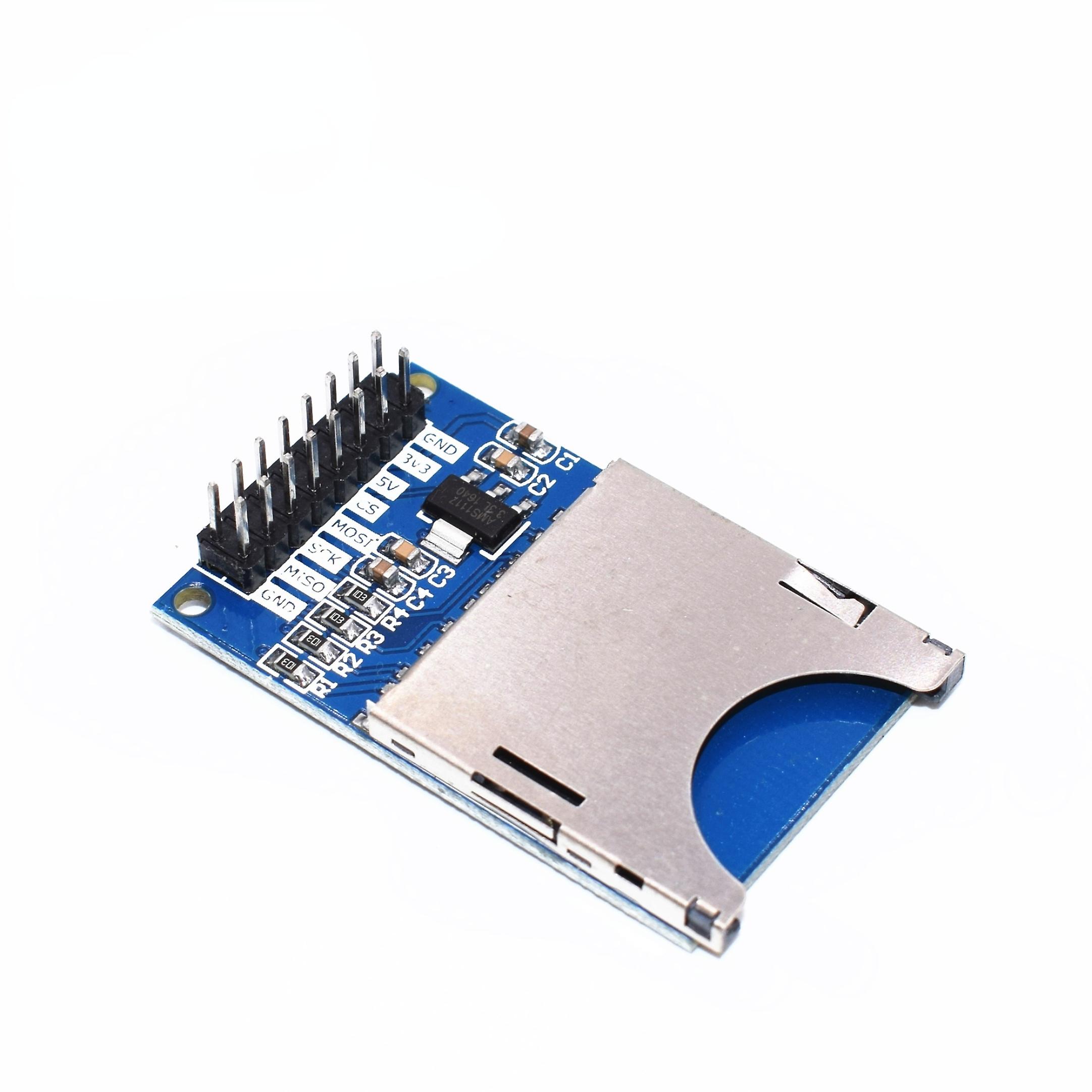 B61 1pcs Reading And Writing Module Sd Card Module Slot Socket Reader Arm Mcu