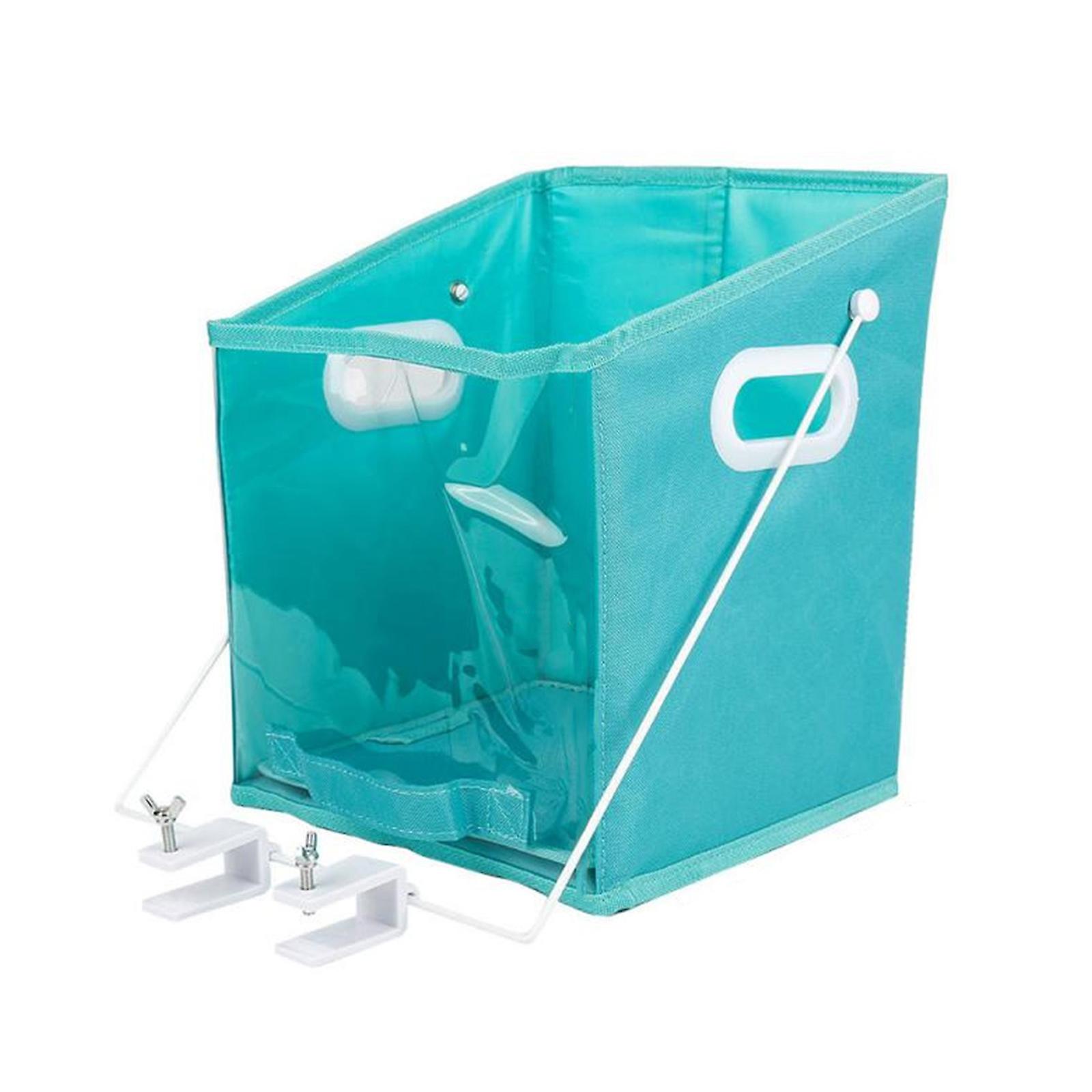 Closet Clothes Organizer Pull Down Shelf Basket Rotatable Retrieve Foldable with Clear Window Carry