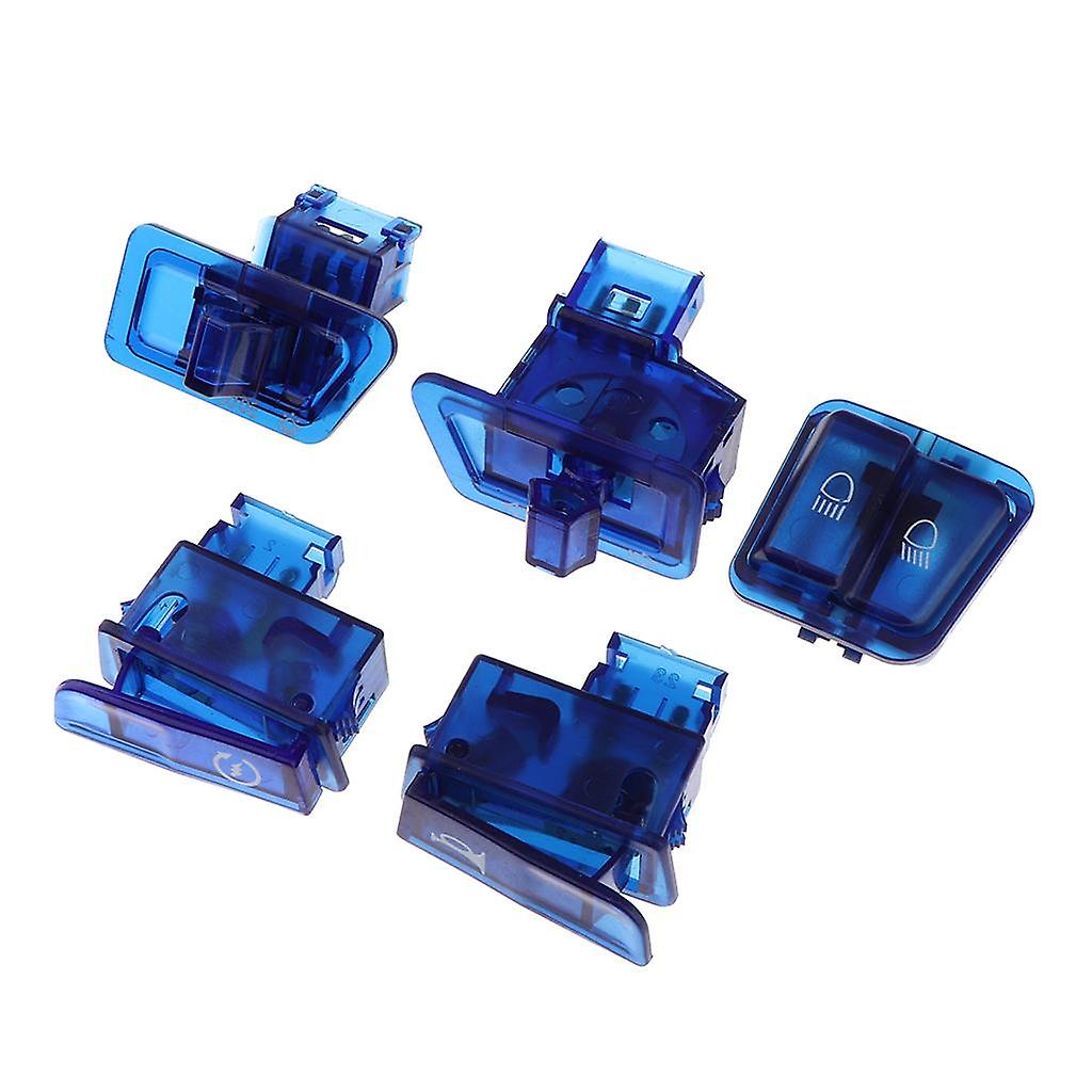 Motorcycle Handlebar Steering Headlight Dimming Start Horn Switch Kit Orange