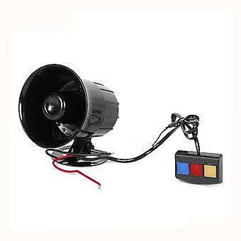 Universal 12V 20W Car Horn 3 Tone Sound Loud Warning Alarm Police Fire Siren Speaker Motorcycle Automotive Accessories Moto~56883