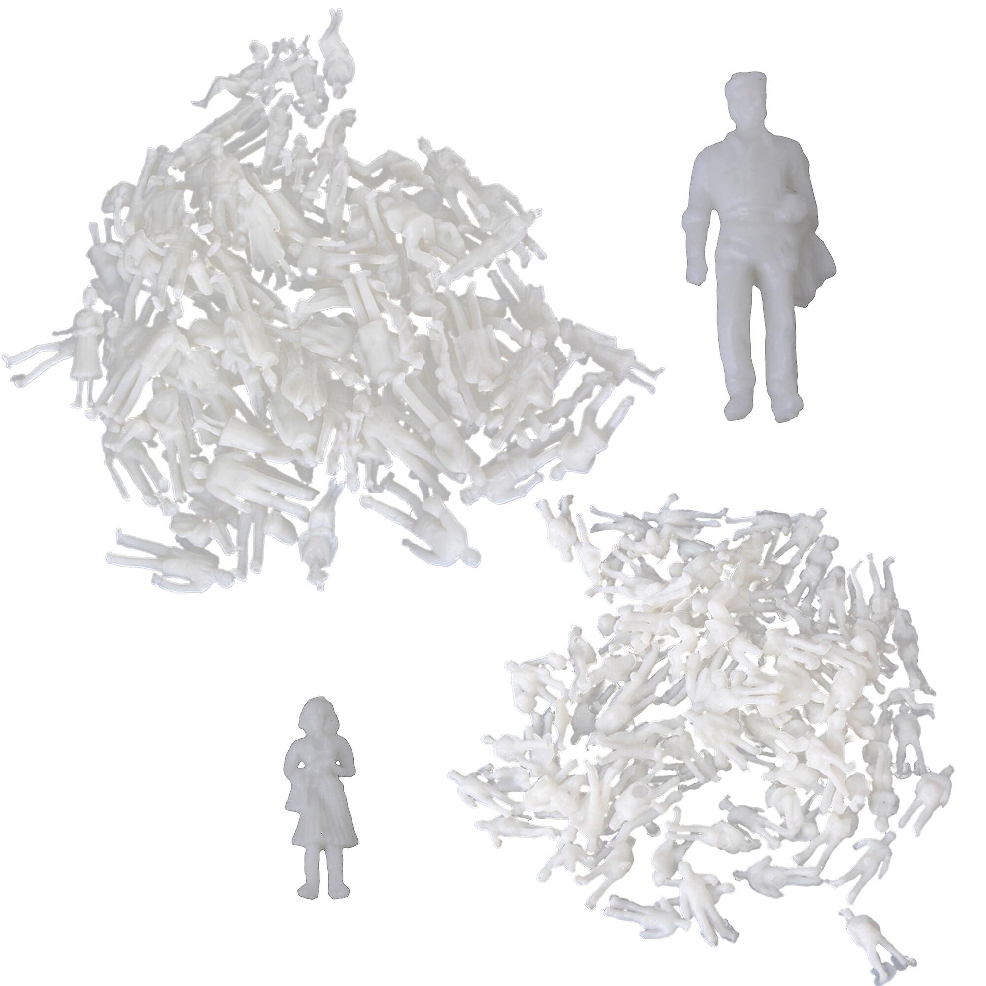 200 Pcs Miniature Scenes Model Figures 1:100 1:200 Scale for DIY Kit