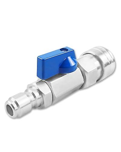Heavy Duty High-Pressure Washer Ball Valve Kit with 3/8 NPT Quick Connector for Water Flow Control