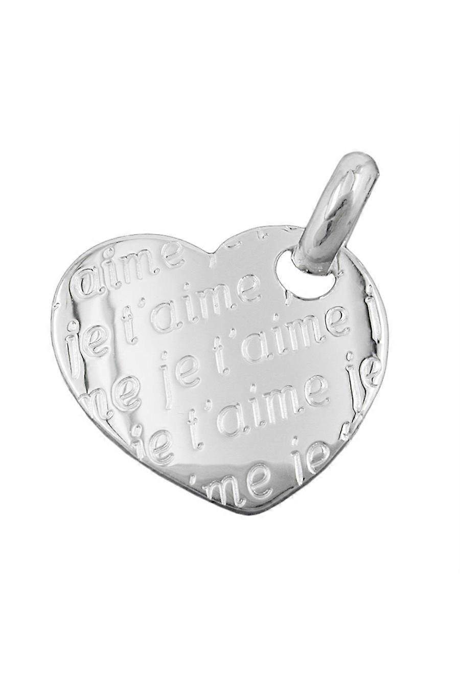 Pendant Heart -je T'aime- Silver 925 - Gl93040