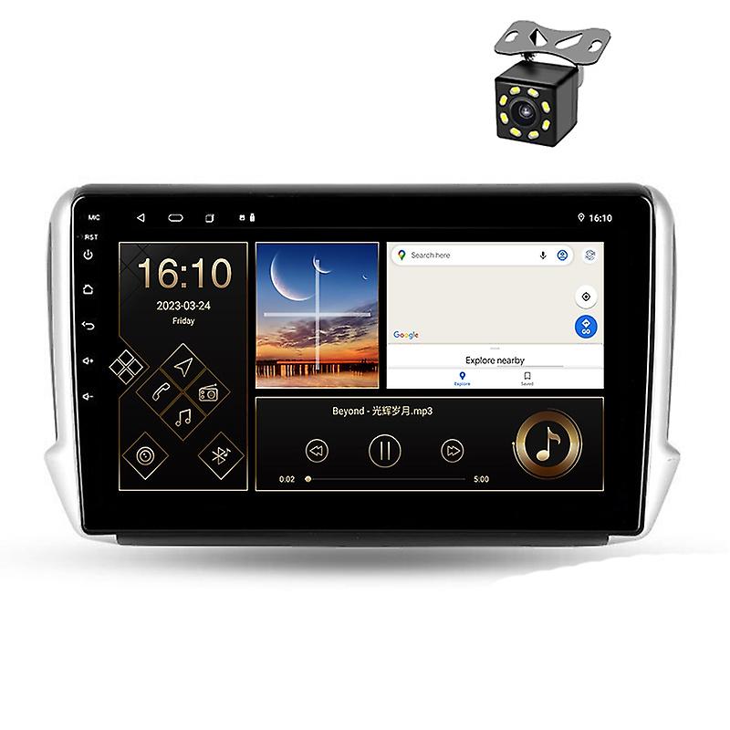 Android Stereo For Peugeot 2008 208 2012 - 2018 Car Radio Multimedia Carplay Auto Navigation Player