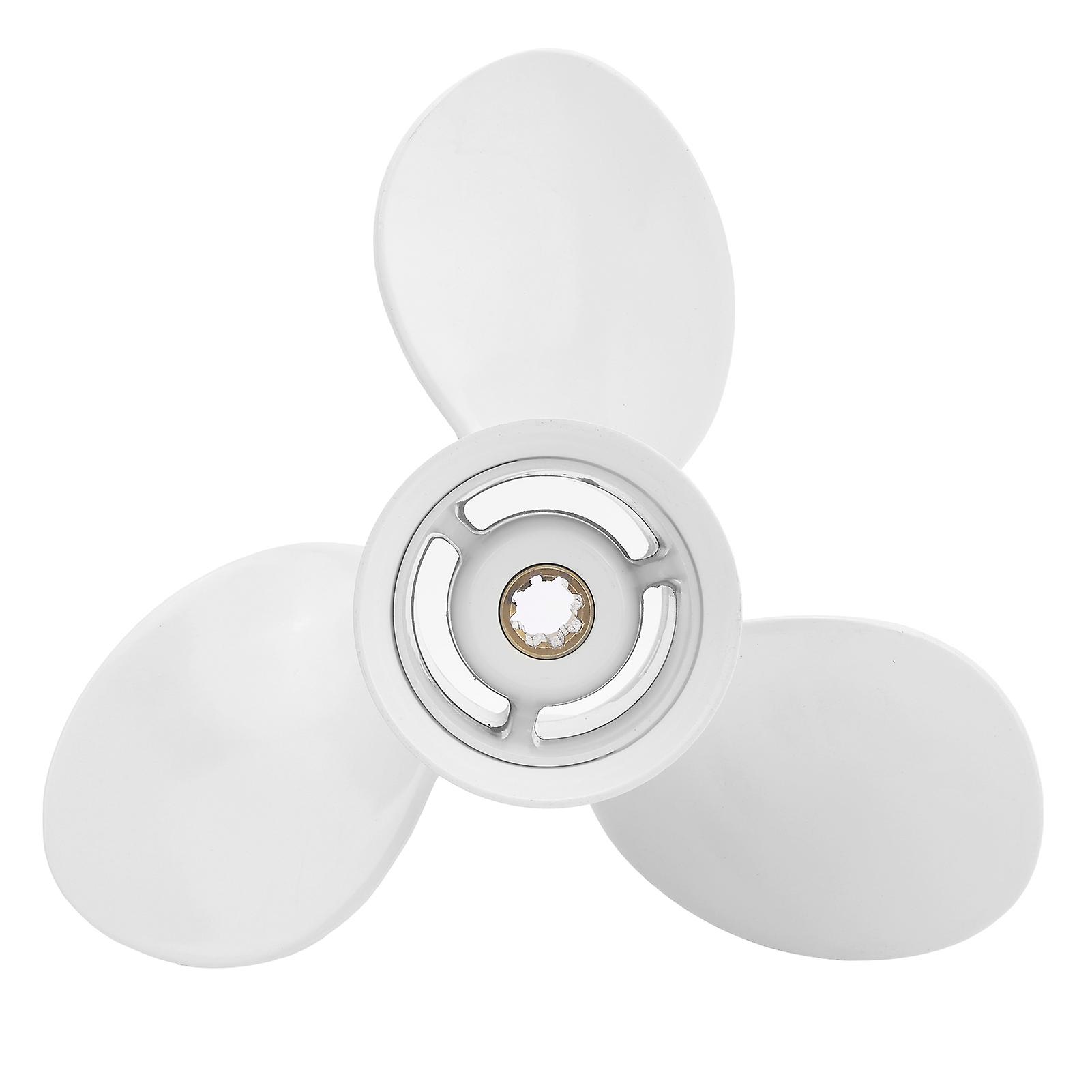 9-1/4 x 10 in. 3 Blade 8 Tooth Outboard Propeller 63V-45952-00 for Yamaha 9.9/15 hp Outboard Motor