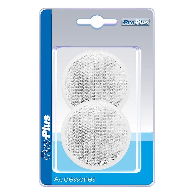 Reflektor weiß 60mm selbstklebend 2 Stück im Blister