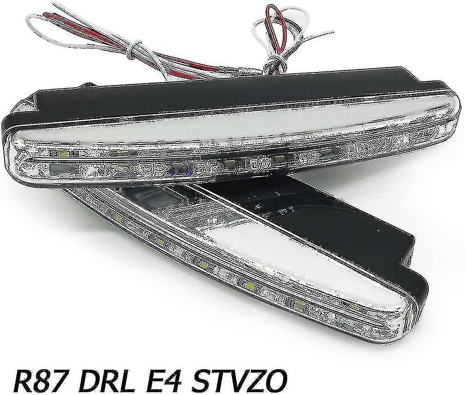 Led Daytime Running Lights, 12v 2 X 8 Led Daytime Running Lights E4 R87 Stvzo Daytime Running Lights