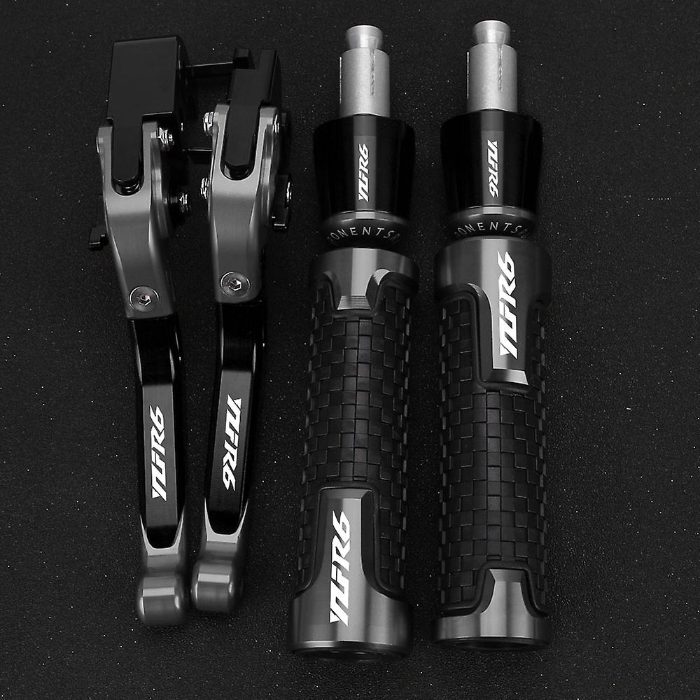 Μοτοσικλέτα για Yamaha Yzfr6 Yzf-r6 2005-2016, 2015, 2014, 2013, 2012, 2011 Ρυθμιζόμενες μανέτες συμπλέκτη φρένων &; λαβές τιμονιού