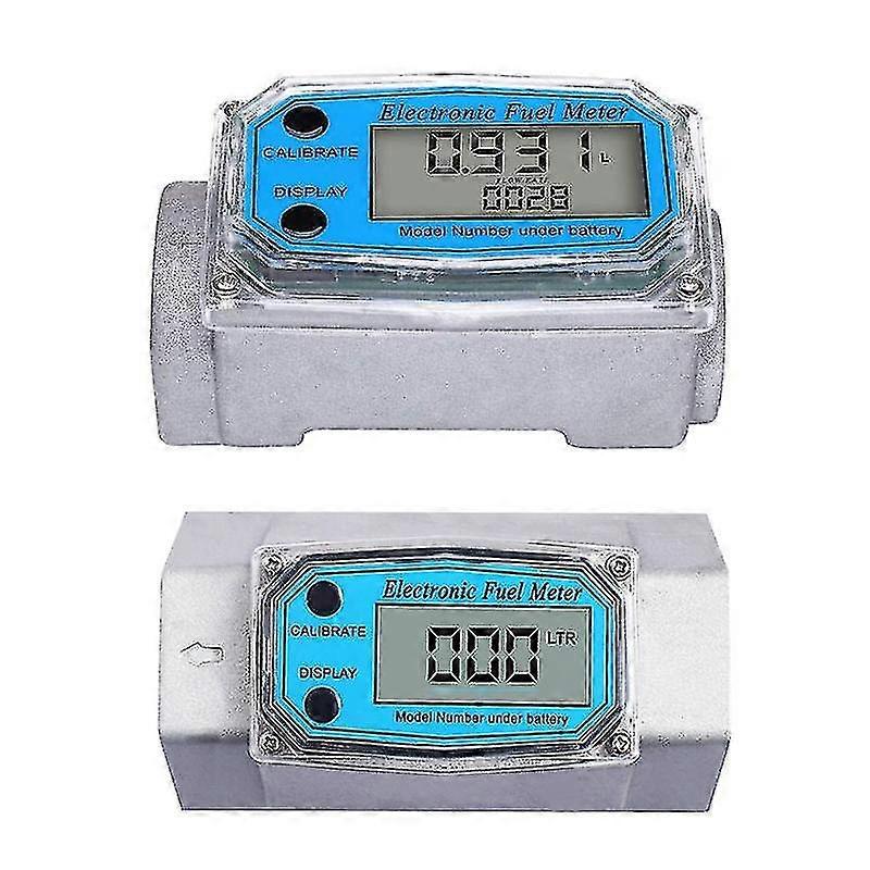 High Accuracy Digital Fuel Flow Meter Car Gasoline Diesel Kerosene Methanol Water Meter Counter Sensor Indicator Controller