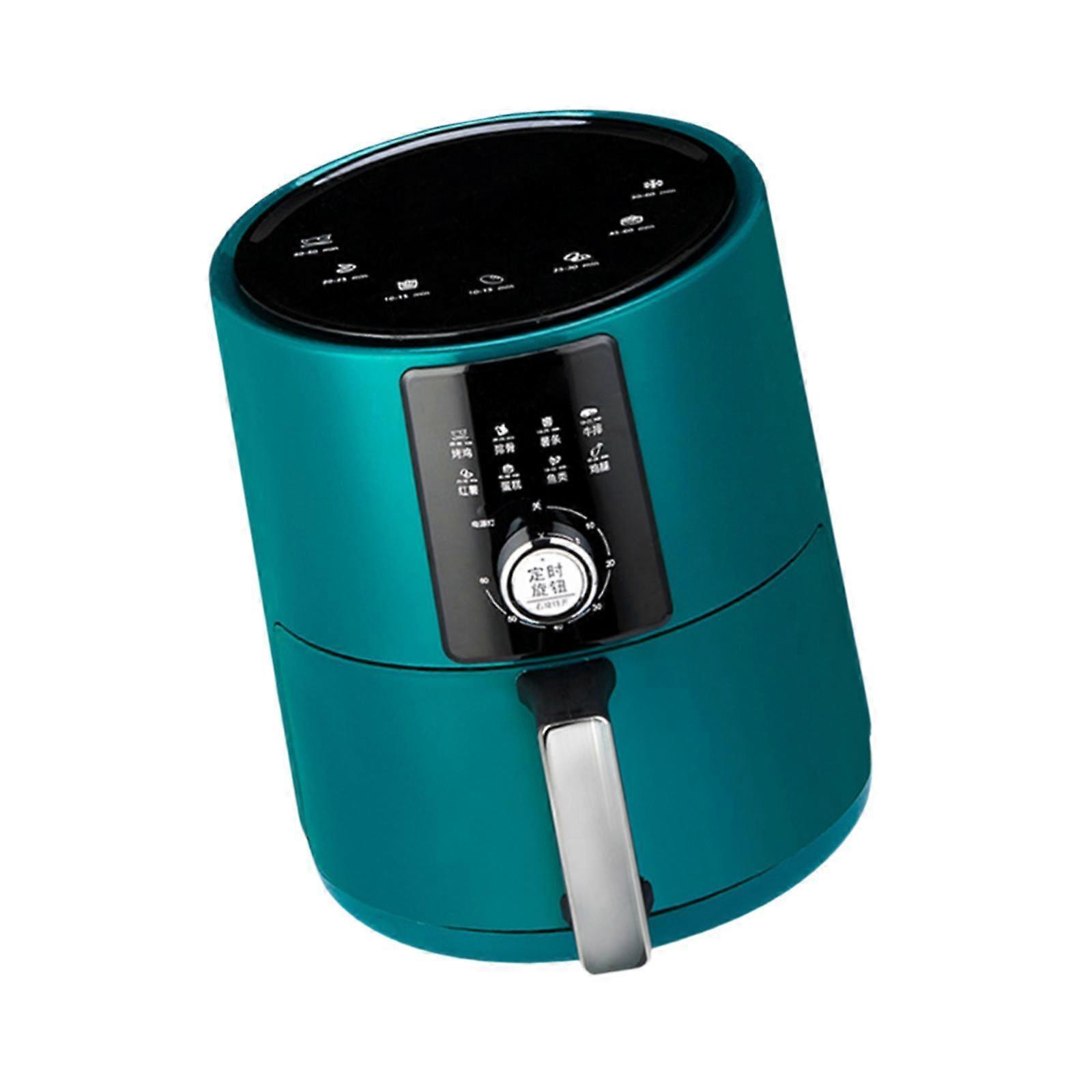 5.5L Air Fryer 1000W Compact Size Low Noise Nonstick 60Min Timer Multicooker
