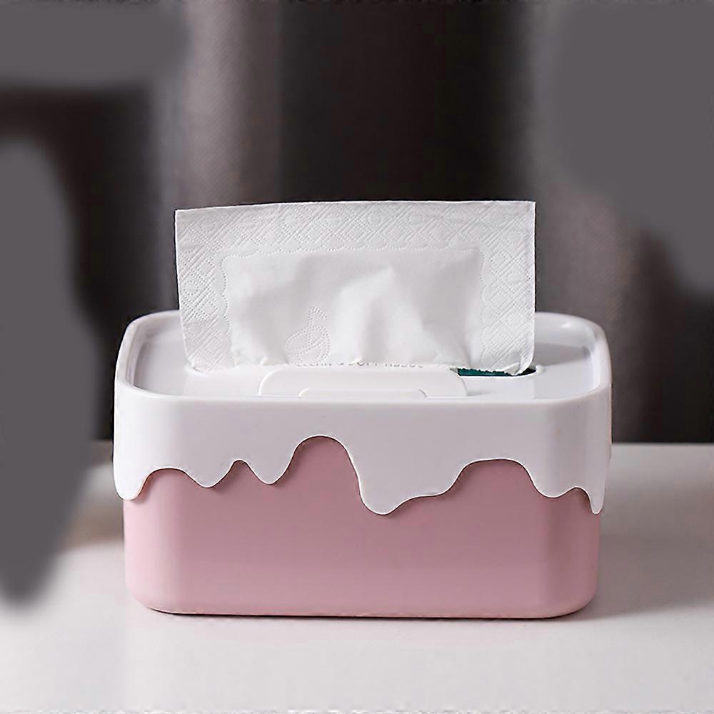 1pc Tissue Box,Plastic Tissue Dispenser,19x12.5x9cm