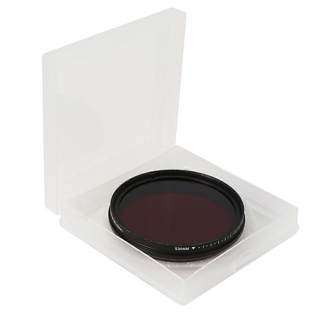 FOTGA Adjustable Infrared Filter Integrated Practical for IR Photography Creation62mm NO.8631