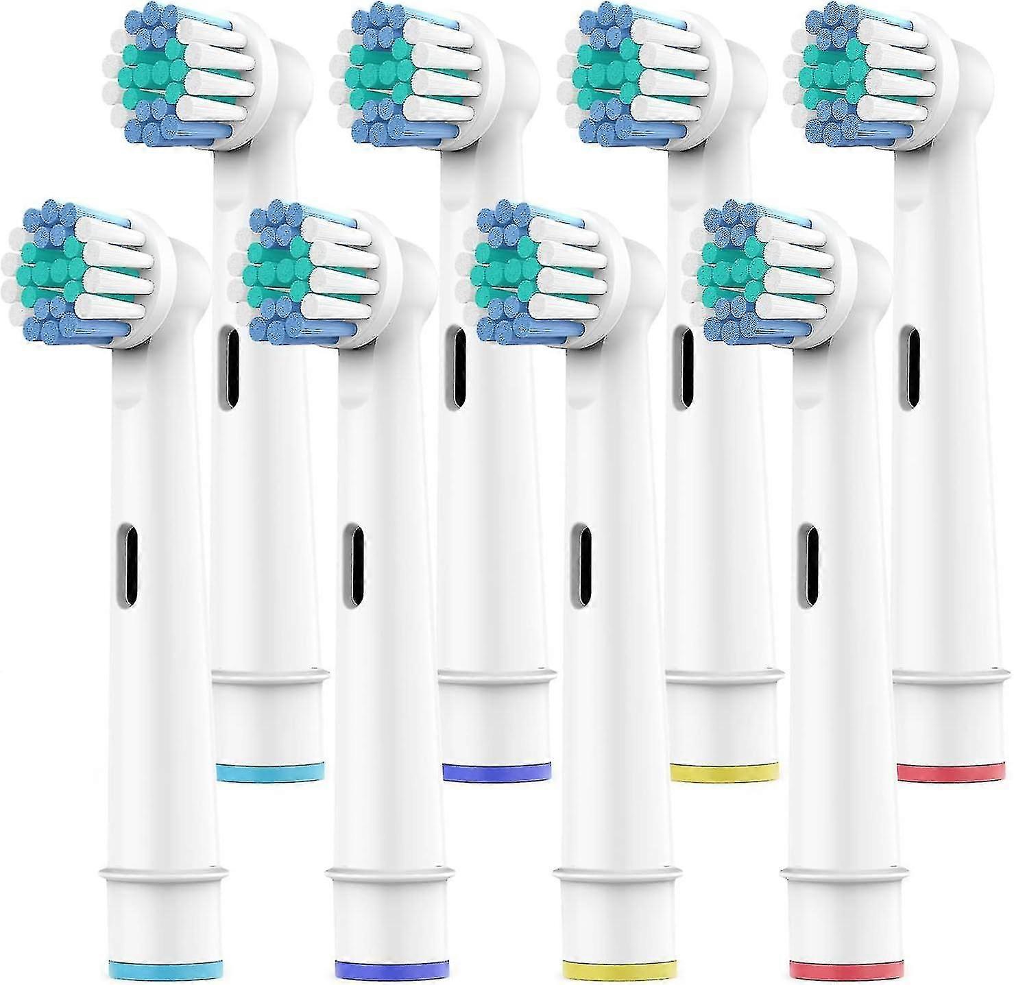 Fogkefefejek szájüregi B, 8 csomag professzionális elektromos fogkefe cserefejek Közepes puha Dupont sörték csere fogkefefejek Precis