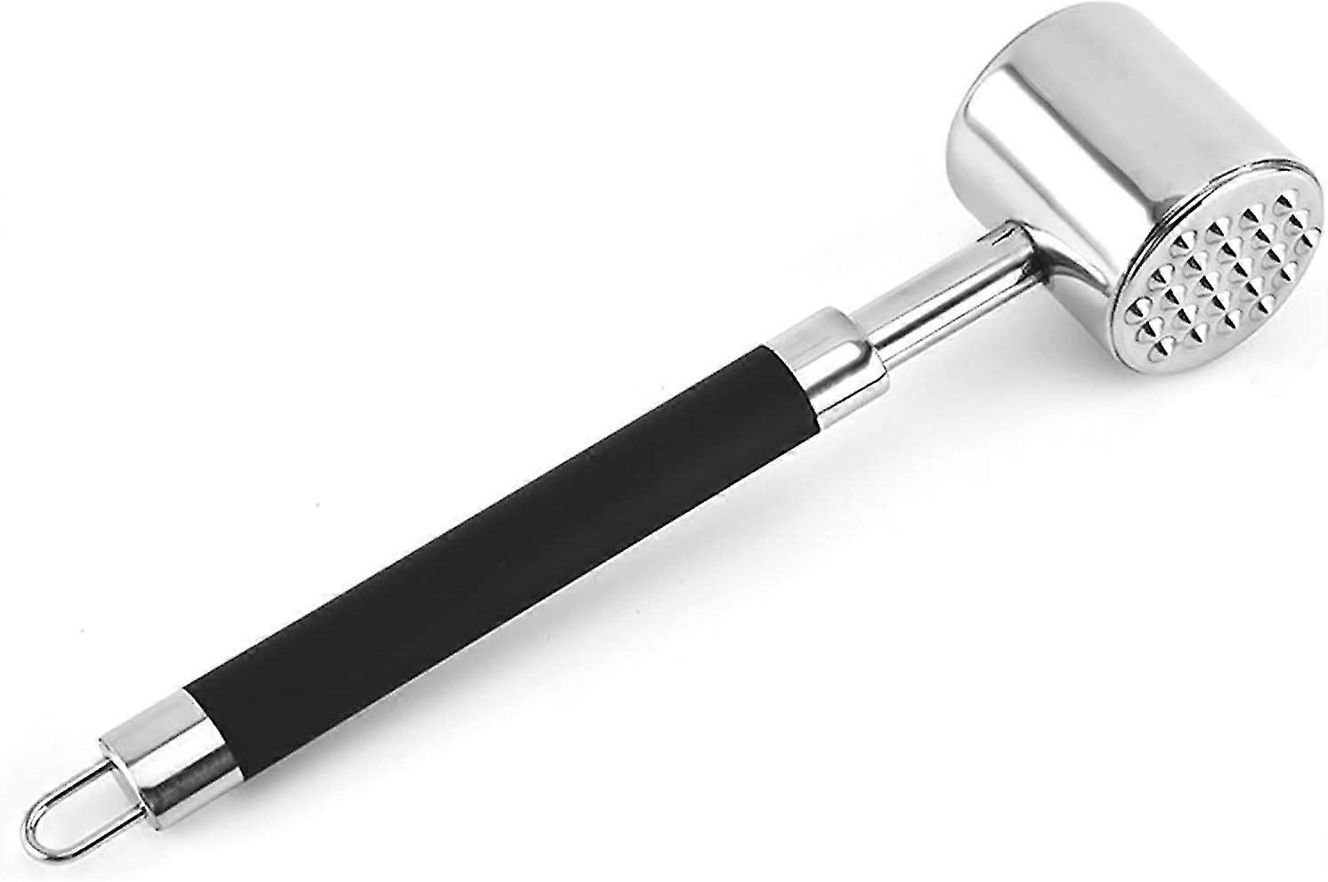 Stainless Meat Hammer, Meat Tenderizer Double Sided Hammer, Durable Kitchen Tools, for Beef Chicken Fish