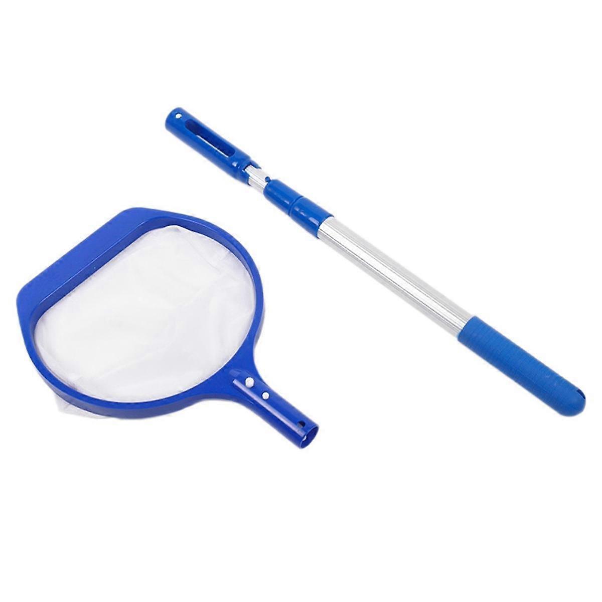 Swimming Pool Sweeping Net Telescopic Rod Pool Skimmer Cleaning Filter Mesh Swimming Pool Pond Clea