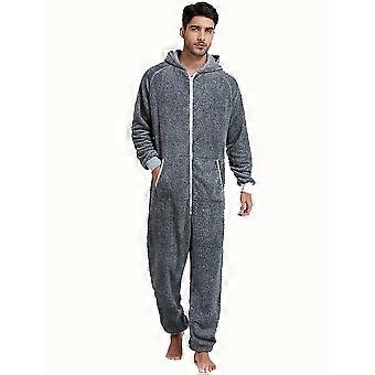 Pajamas For Adults Men's Unisex Onesie Jumpsuit Elegant One Piece