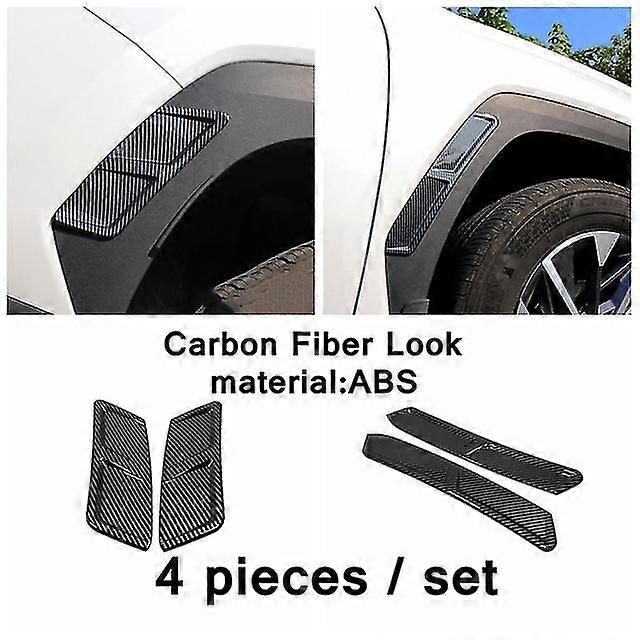 Auto Styling Roue Sourcil Aile Sortie d’Air Évent Décor Couverture Garniture Noir / Brillant Pour Hyundai Tucson NX4 2021 2022 2023 Accessoire