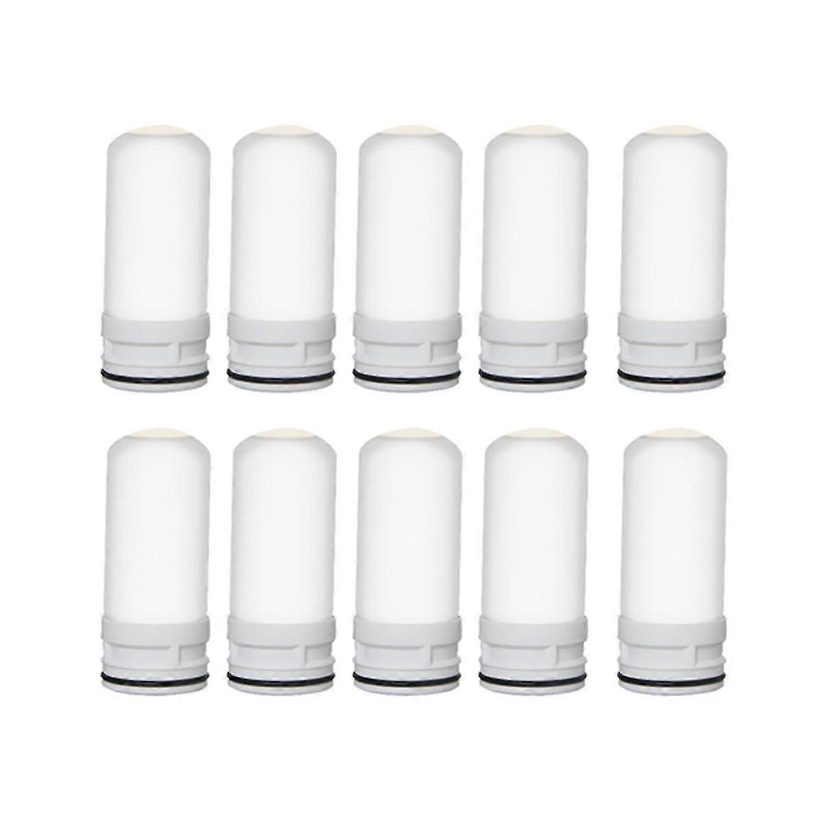 10 Pcs Faucet Water Filter Ceramic Replacement Remove Practical Durable