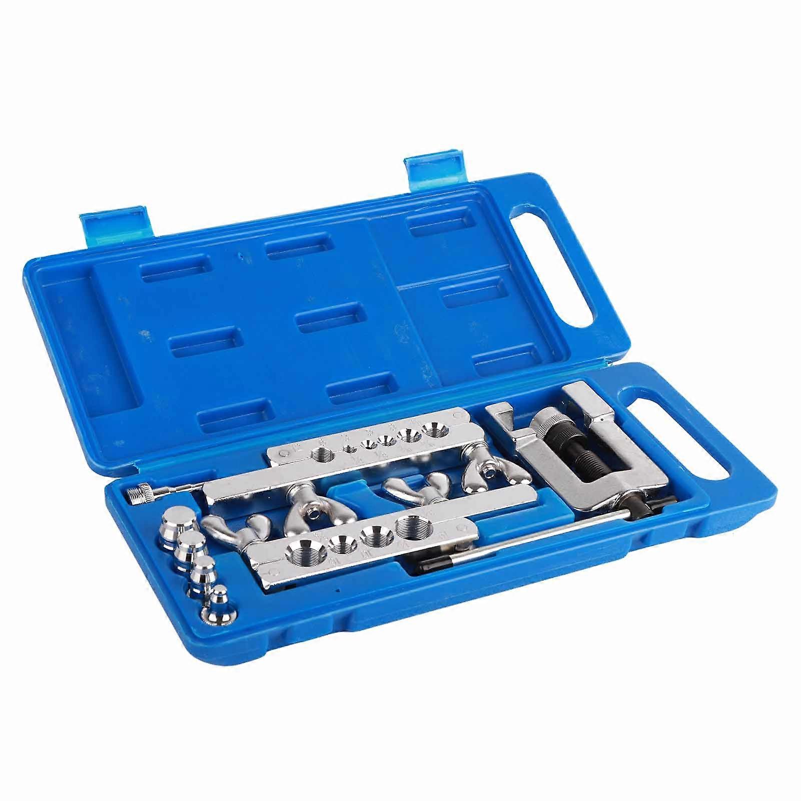 HVAC Flaring Swaging Tool Kit Metric System Ergonomic Copper Pipe Tubing Expanding