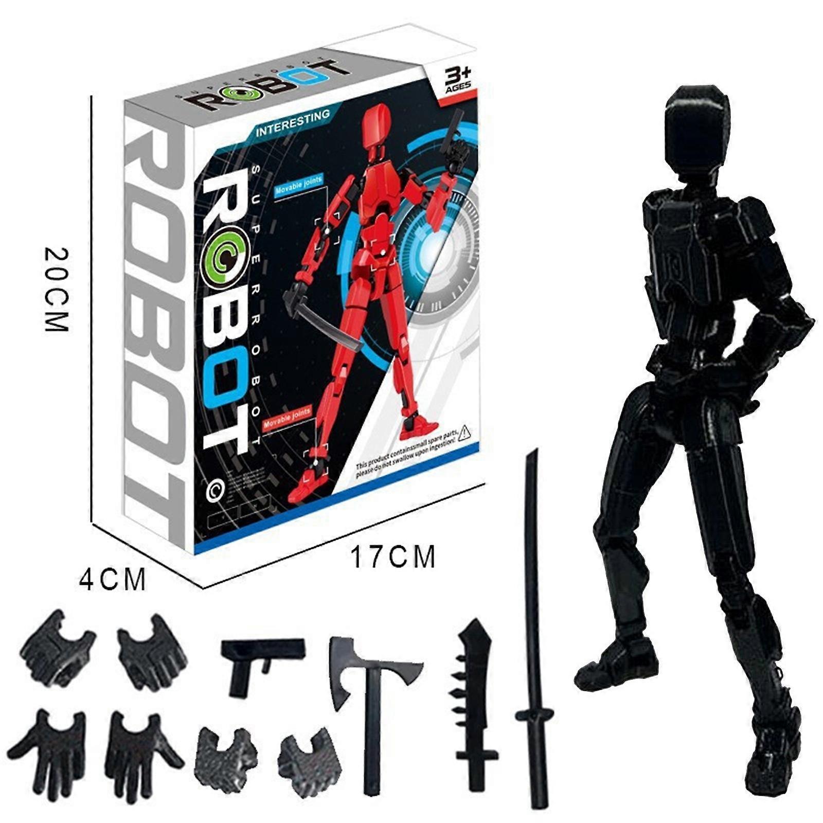 Boxed Action Figure Action Figure Printed Movable 13 Articulated Robot Dummy Action Figures Valentines Gifts For Him Flye2145