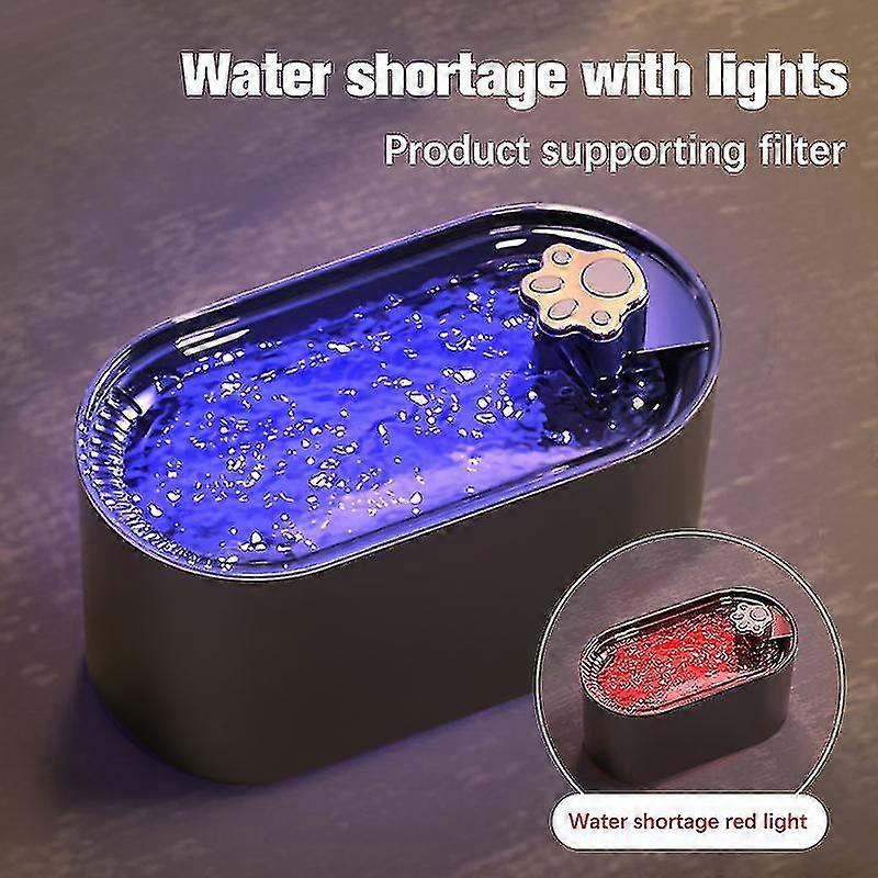 Pet vand springvand Automatisk cirkulerende dispenser Drikkevand Kattevanddispenser