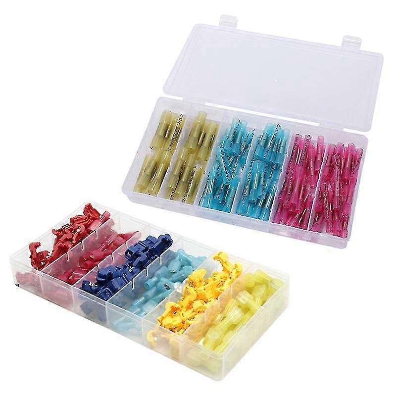 120pcs T-tap Wire Connectors Self-stripping Quick Splice Kit