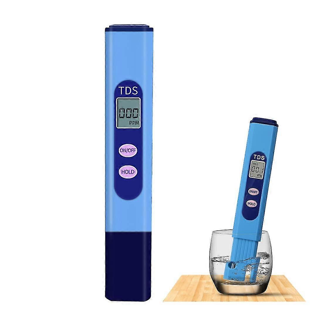 Tds Tester, Water Quality Meter Lcd Pen With 0-9990 Ppm Measurement Range Portable For The Aquaculture Industry Hospitals, Swimming Pools, Household T