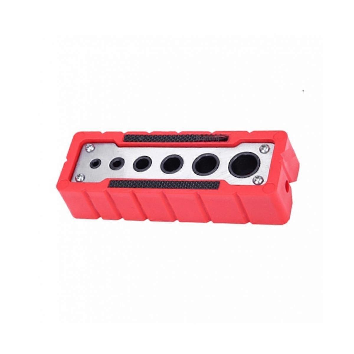 6-In-1 Pocket Punch Locator 2mm-12mm Self-Centering Vertical Drilling Guide Hole Locator Puncher Wo