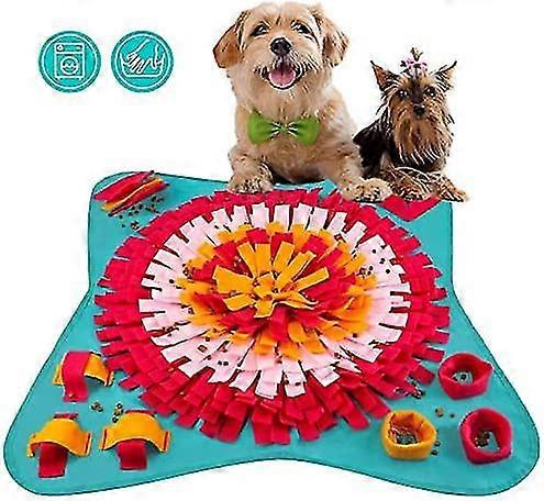 Sniffing Carpet Dog, Large Pet Mats For Dogs Soft Pet Nose Work Smell Snuffle Mat Train Feeding Fold