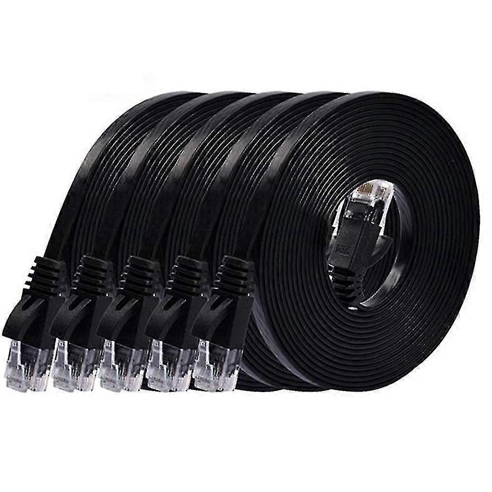 6pack 1.5m Cable Cat6 Flat Utp Ethernet Network Cable, Network Cable